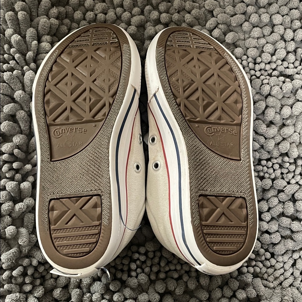Converse Kids' Cream All Star Sneakers - Picture 3 of 6